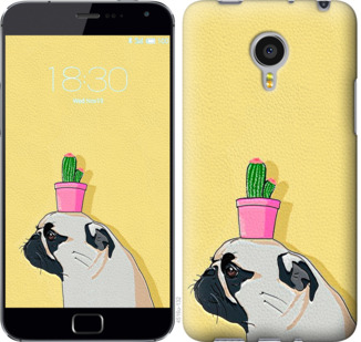 

Чохол Мопс з кактусом на Meizu MX4 PRO 795649