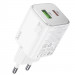 СЗУ Hoco N41 Almighty PD20W+QC3.0 (1USB-A/1C) (White)