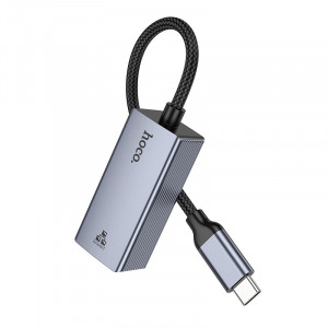 Интернет адаптер Hoco UA37 1000 Mbps (Type-C to RJ45)