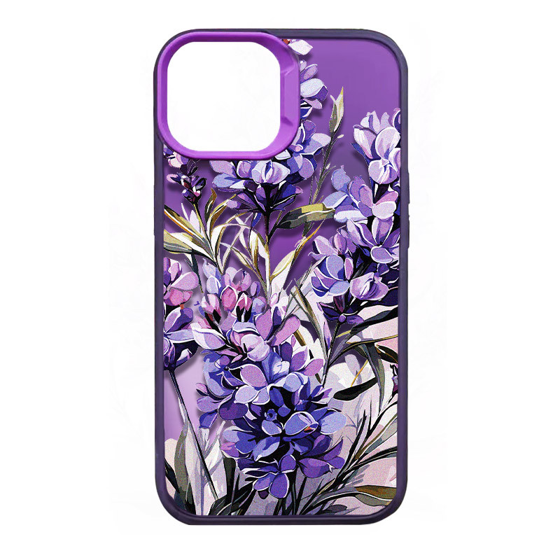 TPU+PC чехол TakiTaki Magic glow для Apple iPhone 13 Pro (6.1") (Lavender / Purple)