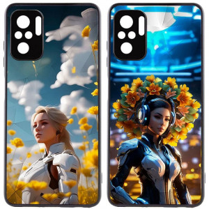 TPU+PC чохол Prisma Ladies для Xiaomi Redmi Note 10