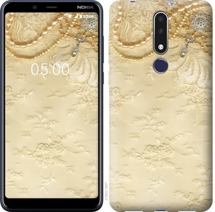 

Чехол Кружевной орнамент для Nokia 3.1 Plus 688856