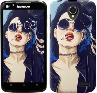 

Чехол Девушка на стиле для Lenovo A388t 643718