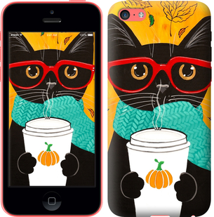 

Чохол Осінній кіт на iPhone 5c 580801