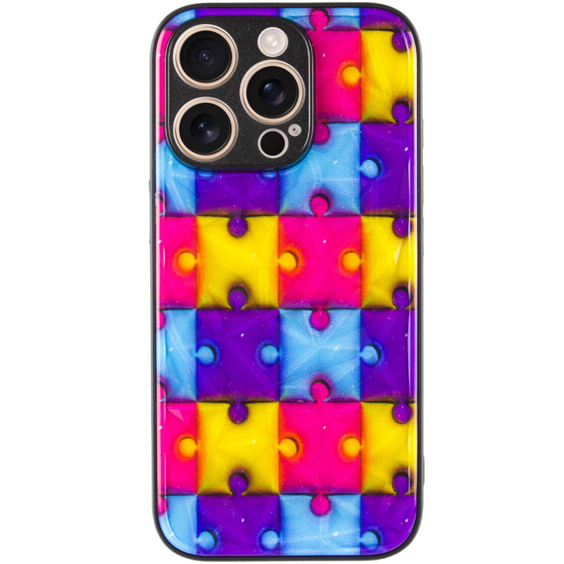 Фото TPU+PC чохол Prisma Fluffie на Apple iPhone 14 Pro Max (6.7") (Puzzle) на vchehle.ua