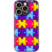 Фото TPU+PC чохол Prisma Fluffie на Apple iPhone 14 Pro Max (6.7") (Puzzle) на vchehle.ua