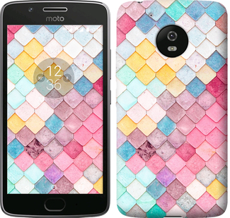 

Чехол Красочная черепица для Motorola Moto G5 640137