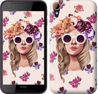 

Чохол Дівчина з квітами v2 на HTC Desire 830 586780