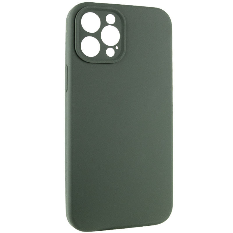 Фото Чохол Silicone Case Full Camera Protective (AA) NO LOGO на Apple iPhone 12 Pro Max (6.7") (Зелений / Cyprus Green) на vchehle.ua