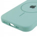 Купити Чохол Silicone Case Full Protective (AA) with Magnetic Safe на Apple iPhone 14 Plus (6.7") (Бірюзовий / Light Turquoise) на vchehle.ua
