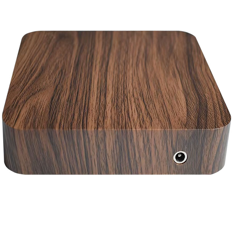 Фото Магнитный левитационный светильник HCNT Levitating Lamp Saturn (Dark Wood Grain) на vchehle.ua