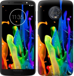 

Чохол бризки фарби на Motorola Moto G6 Plus 764369