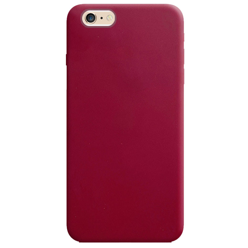 

Силіконовий чохол Candy для iPhone 6 (4.7'') (Бордовий) 1086687