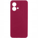 Чехол Silicone Cover Lakshmi Full Camera (AA) для Motorola Moto G84 (Бордовый / Marsala)