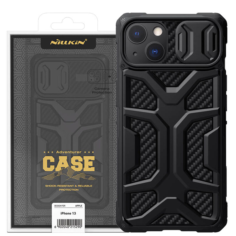 TPU+PC чохол Nillkin CamShield Adventurer (шторка на камеру) на Apple iPhone 13 (6.1")