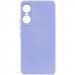 Чохол Silicone Cover Lakshmi Full Camera (A) на Tecno Pop 6 Pro (Бузковий / Dasheen)