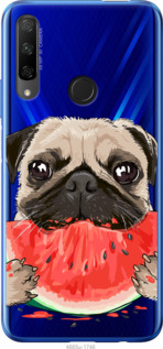 

Чохол Мопс і кавун на Huawei Honor 9X 843850