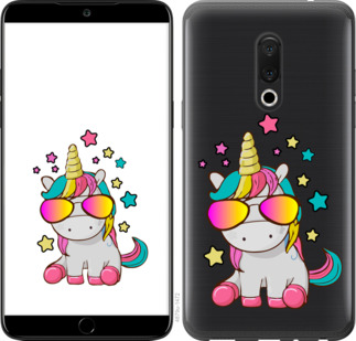 

Чехол Единорог в очках для Meizu 15 911746