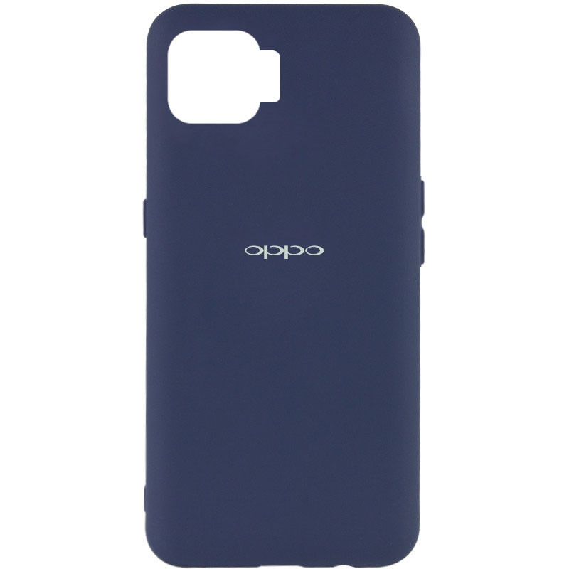 Чохол Silicone Cover My Color Full Protective (A) на Oppo A73 (Синій / Midnight blue)