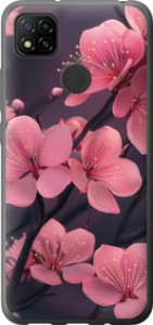 Чохол Пурпурна сакура на Xiaomi Redmi 9C