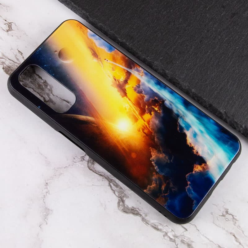 Фото TPU+Glass чехол Diversity для Realme 7 (Above the clouds) в магазине vchehle.ua