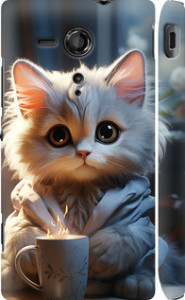 Чохол White cat на Sony Xperia SP M35H