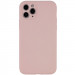 Чохол Silicone Case Full Camera Protective (AA) NO LOGO на Apple iPhone 12 Pro (6.1") (Рожевий / Pink Sand)