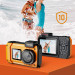 Фото Водонепроникна цифрова камера D50 (IP68) (Orange) на vchehle.ua