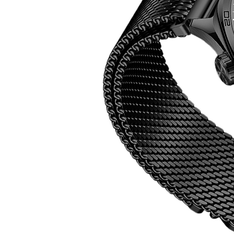 Фото Ремешок Hoco WH16 Precioso series magnetic Milanese steel strap для Smart Watch 22mm (Black) на vchehle.ua
