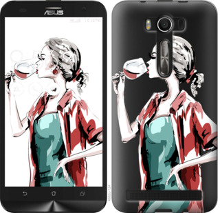

Чохол Дівчина з келихом на Asus ZenFone 2 Laser 2 ZE550KL 841846