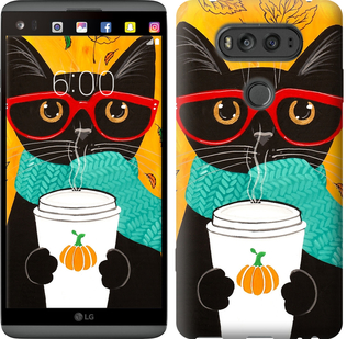 

Чехол Осенний кот для LG V20 639686