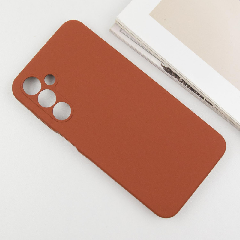 Фото Чехол Silicone Cover Lakshmi Full Camera (AA) для Samsung Galaxy A16 4G/5G (Коричневый / Brown) в магазине vchehle.ua