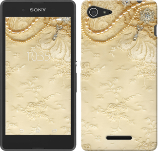 

Чехол Кружевной орнамент для Sony Xperia E3 D2202 257578