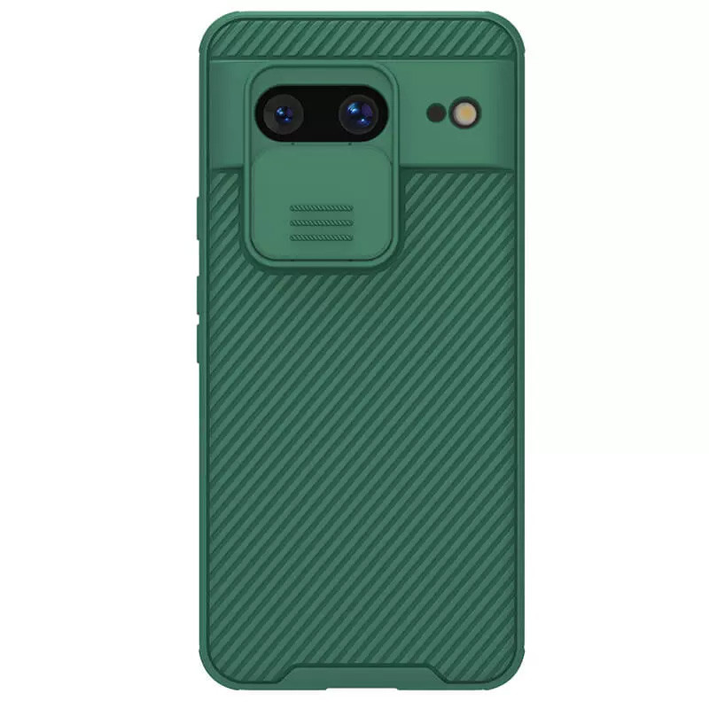 Карбоновая накладка Nillkin CamShield Pro для Google Pixel 8 (Deep Green)