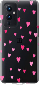 Чехол Сердечки 2 для OnePlus 9