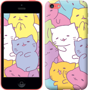 Чехол Котики для iPhone 5c