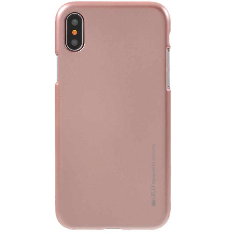 

TPU чохол Mercury iJelly Metal series для iPhone XS (5.8") (Rose Gold) 279480