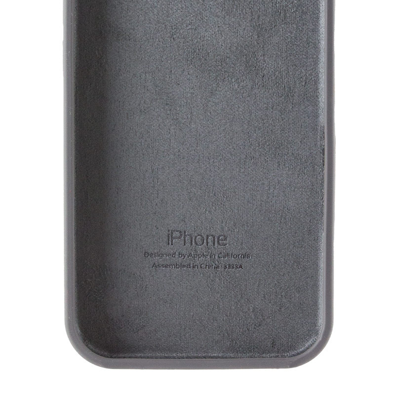 Фото Чохол Silicone Case Full Camera Protective (AA) на Apple iPhone 16e (6.1") (Сірий / Dark Gray) на vchehle.ua