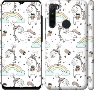 

Чохол Єдиноріг і кава на Xiaomi Redmi Note 8T 876459