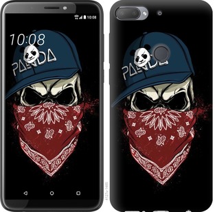 

Чехол Череп в кепке для HTC Desire 12 Plus 669121