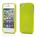TPU чохол Mercury Jelly Color series на Apple iPhone 4/4S (Лайм)