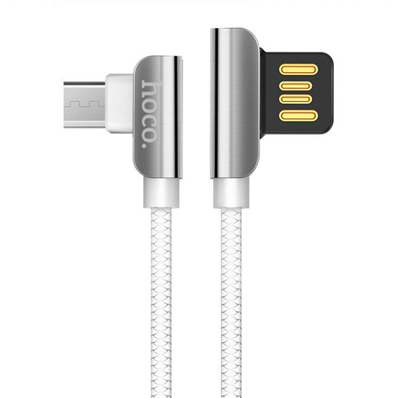 

Дата кабель Hoco U42 Exquisite Steel Micro USB Cable (1.2m) (Белый) 714751
