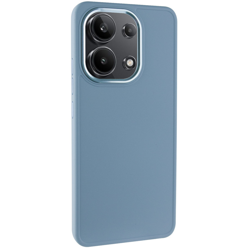 TPU чохол Bonbon Metal Style на Xiaomi Redmi Note 13 4G (Блакитний / Mist blue)