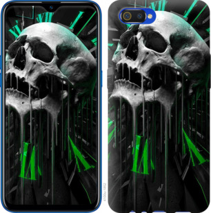 

Чохол Череп-годинник на Realme C2 918554