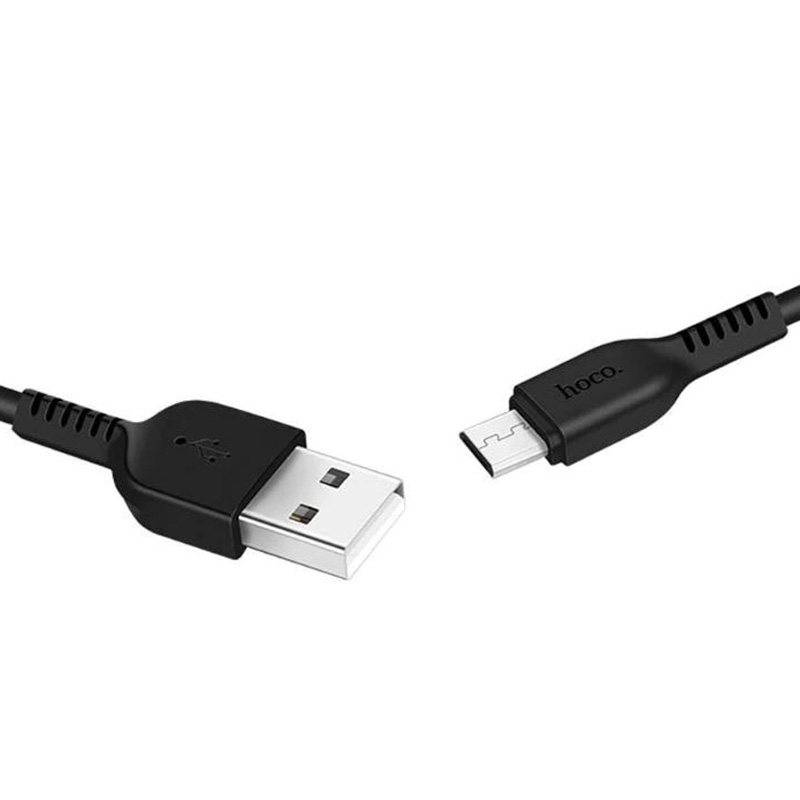 Фото Дата кабель Hoco X20 Flash Micro USB Cable (3m) (Черный) на vchehle.ua
