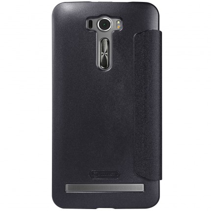 Фото Кожаный чехол (книжка) Nillkin Sparkle Series для Asus Zenfone 2 Laser (ZE601KL) (Черный) в магазине vchehle.ua