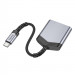 Купить Переходник Hoco LS40 Type-C to dual Type-C (Metal gray) на vchehle.ua
