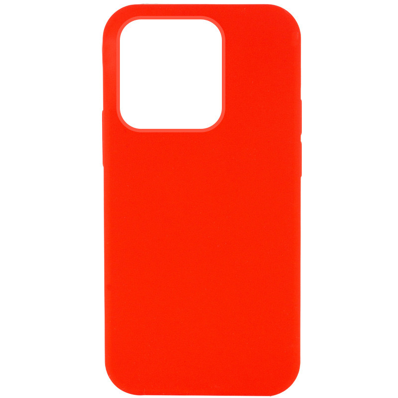 Чехол Silicone Case Full Protective (AA) NO LOGO для Apple iPhone 14 Pro (6.1") (Красный / Red)