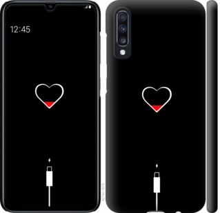 

Чехол Подзарядка сердца для Samsung Galaxy A70 2019 A705F 721051