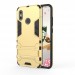 #Ударопрочный чехол-подставка Transformer для Xiaomi Redmi Note 6 Pro с мощной защитой корпуса (Золотой / Champagne Gold)